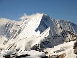 28 Dhampus Peak Panorama Dhaulagiri V, Dhaulagiri III, Dhaulagiri II, Sita Chuchura Close Up 